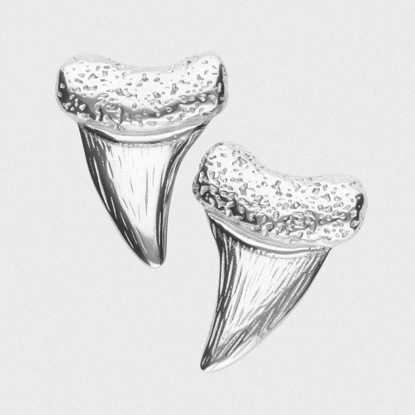 Shark Tooth Surgical Steel Ear Weight