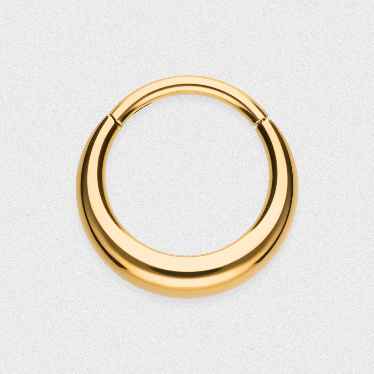Single Hoop Gold PVD Titanium Hinged Segment Ring | Stretch It