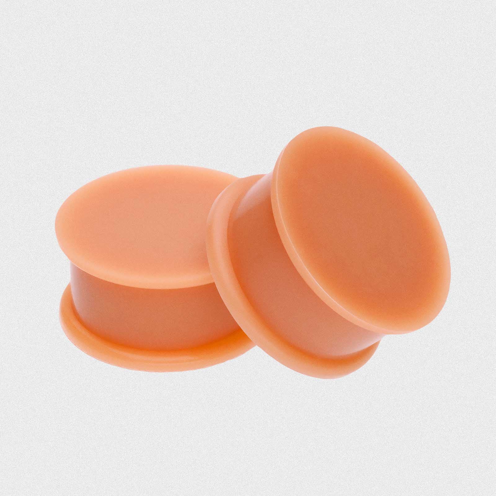 Skin Tone C Silicone Double Flare Hider Plug