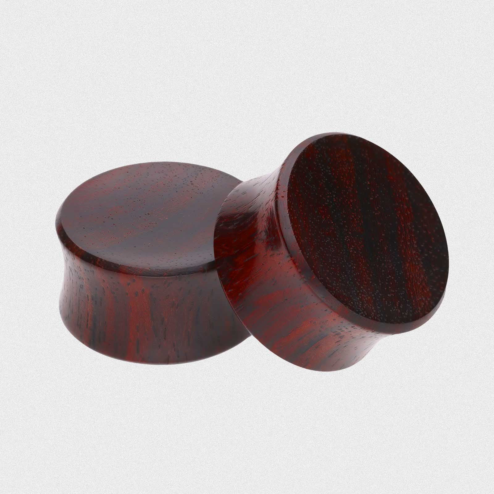 Sono Wood Double Flare Concave Plug