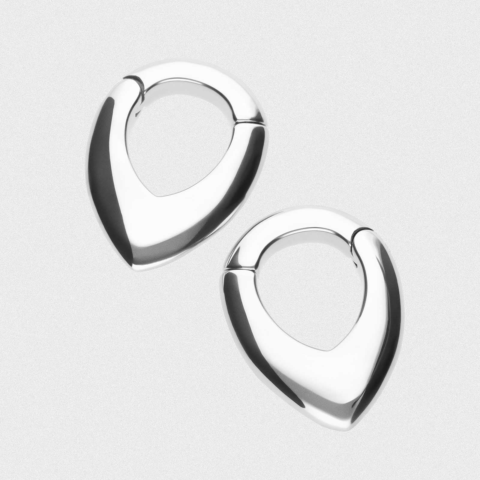 Spear Drop Surgical Steel Magnetic Ear Weight