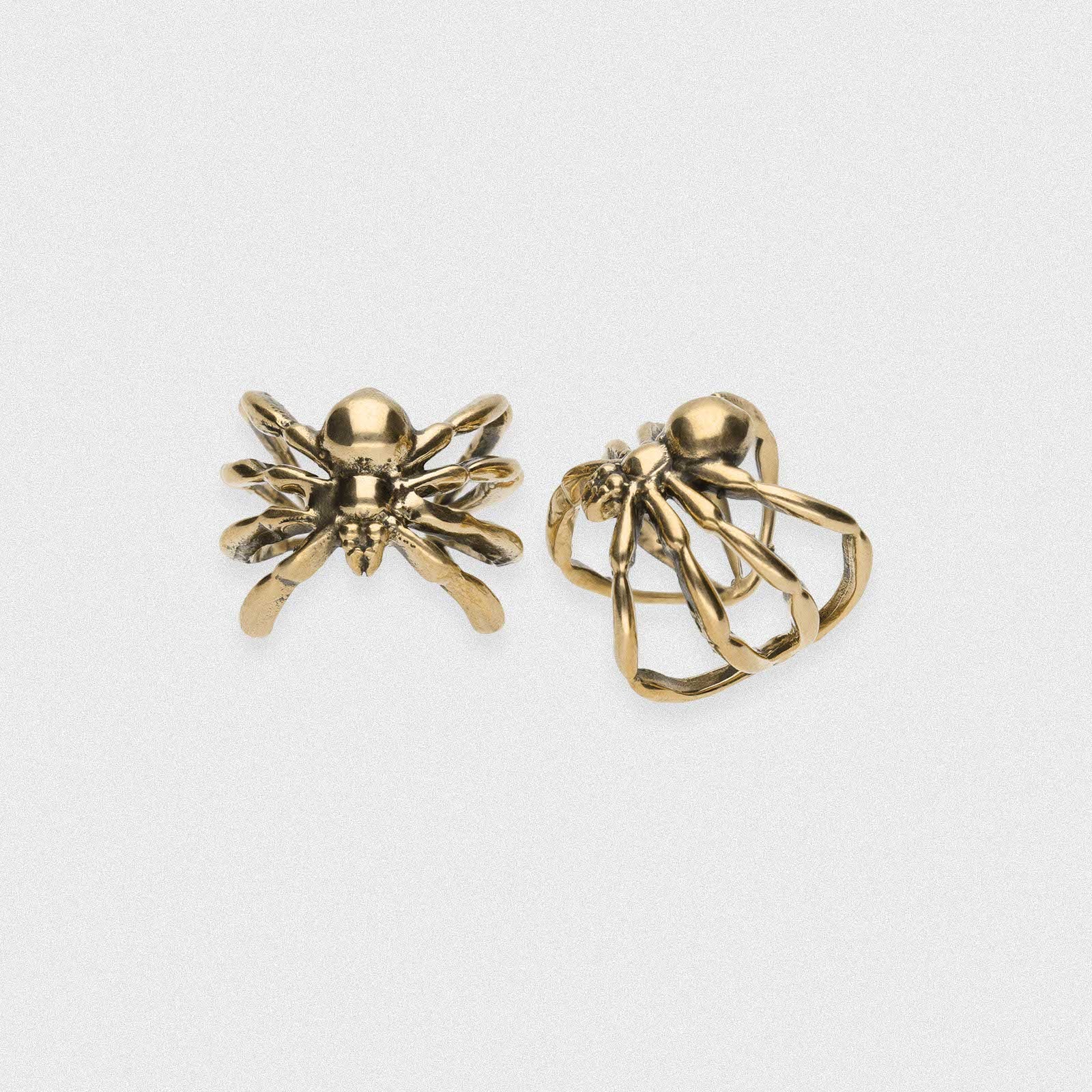 Spider Brass Ear Cuff