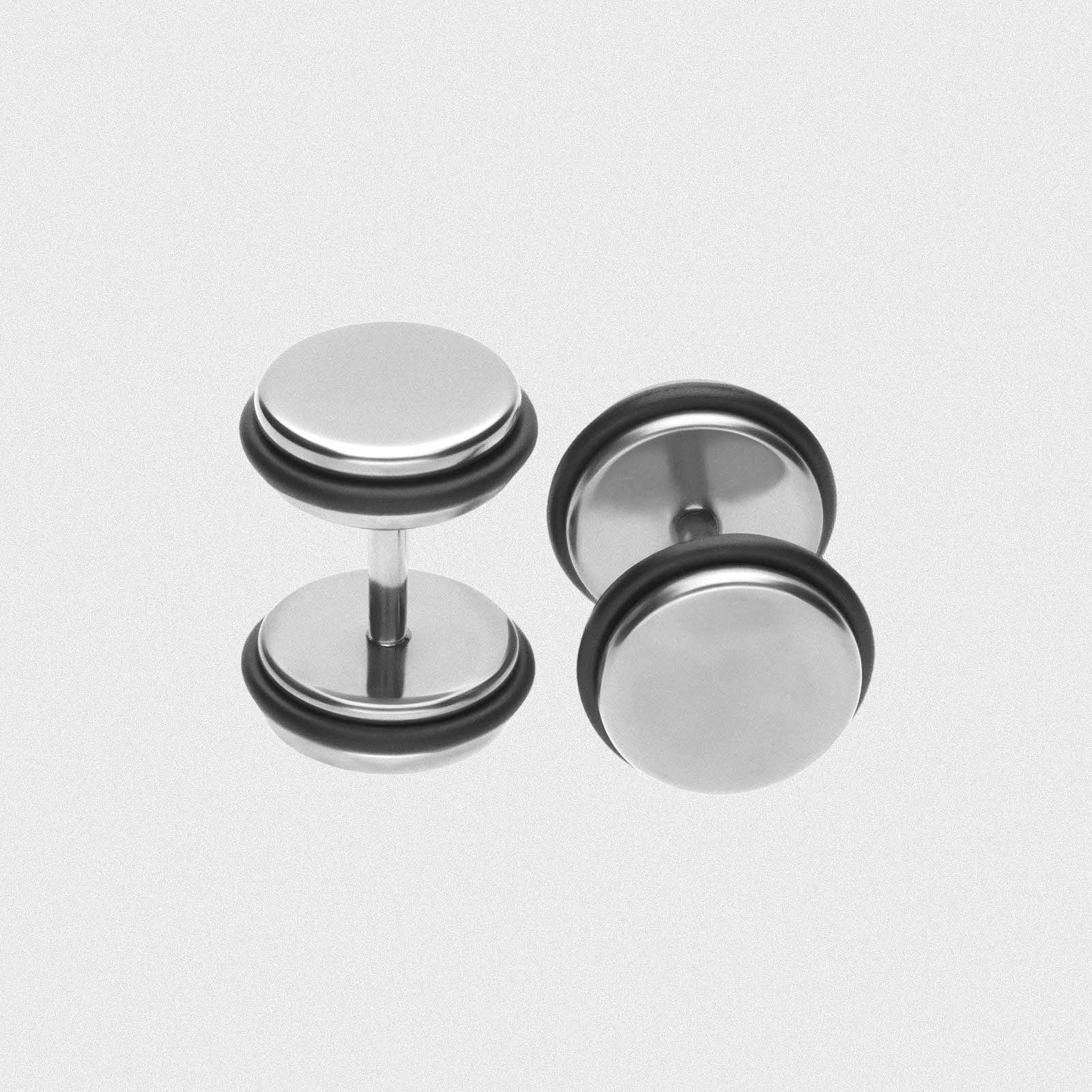 Surgical Steel Fake Gauge Plug