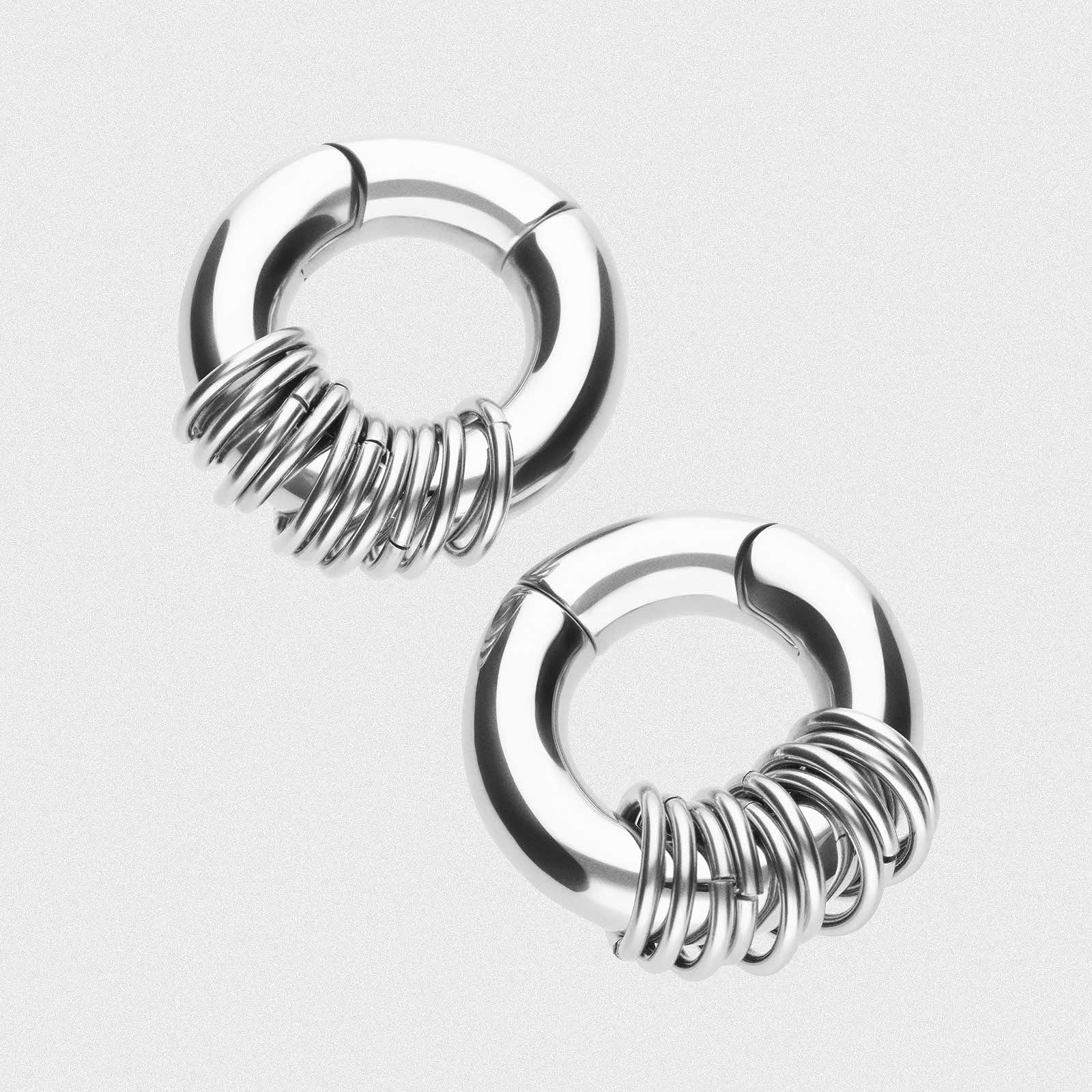 Surgical Steel Magnetic Multi Hoop Ear Weight