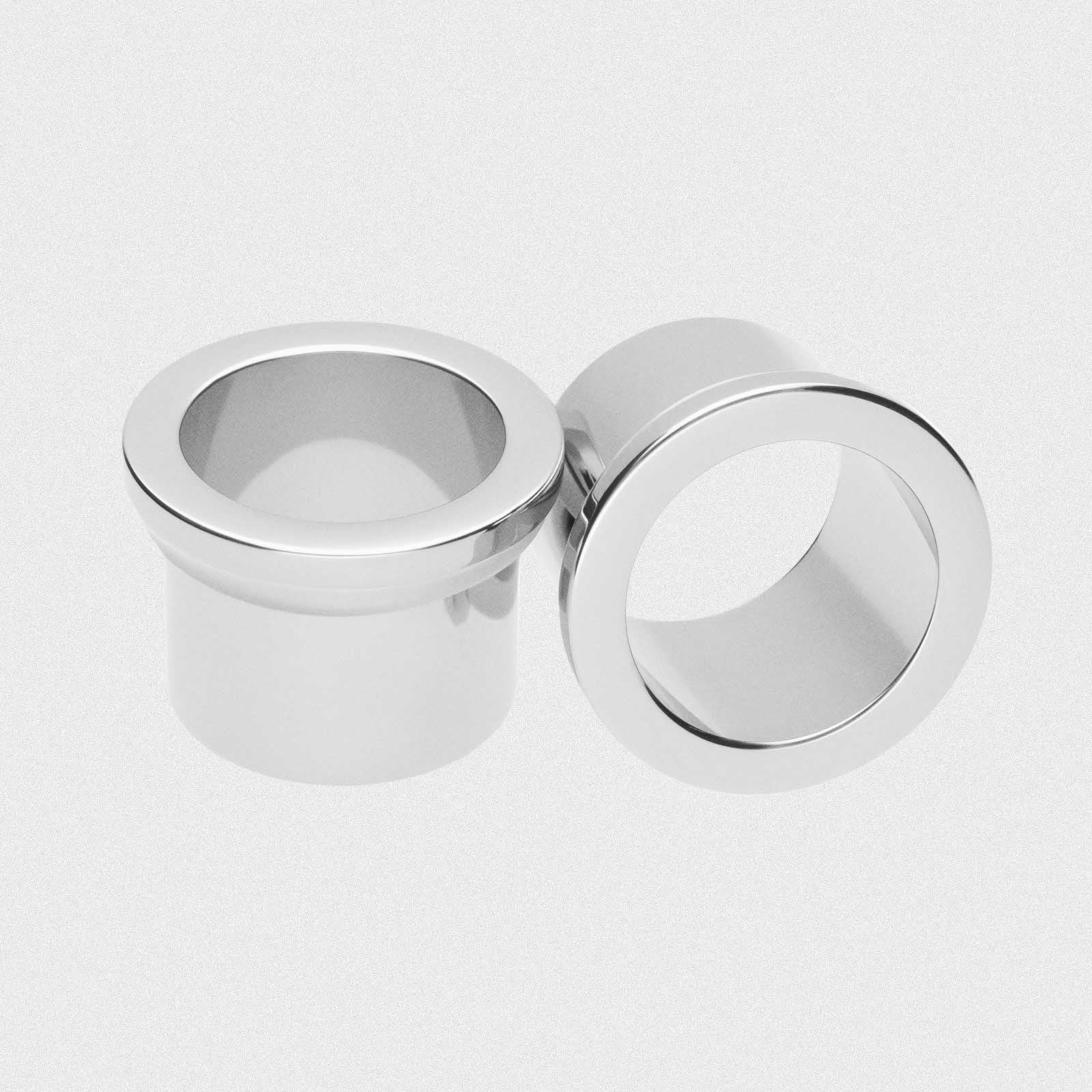 Titanium Single Flare Dead Stretching TunnelTitanium Pro Gauge Dead Stretching Tunnel Singles