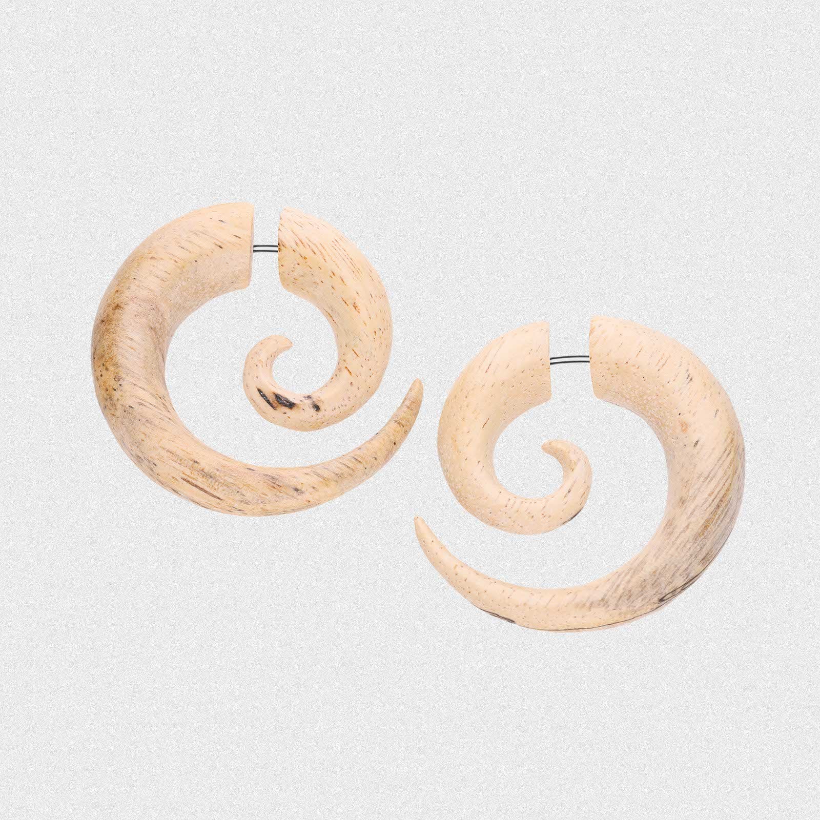 Tamarind Wood Fake Gauge Spiral