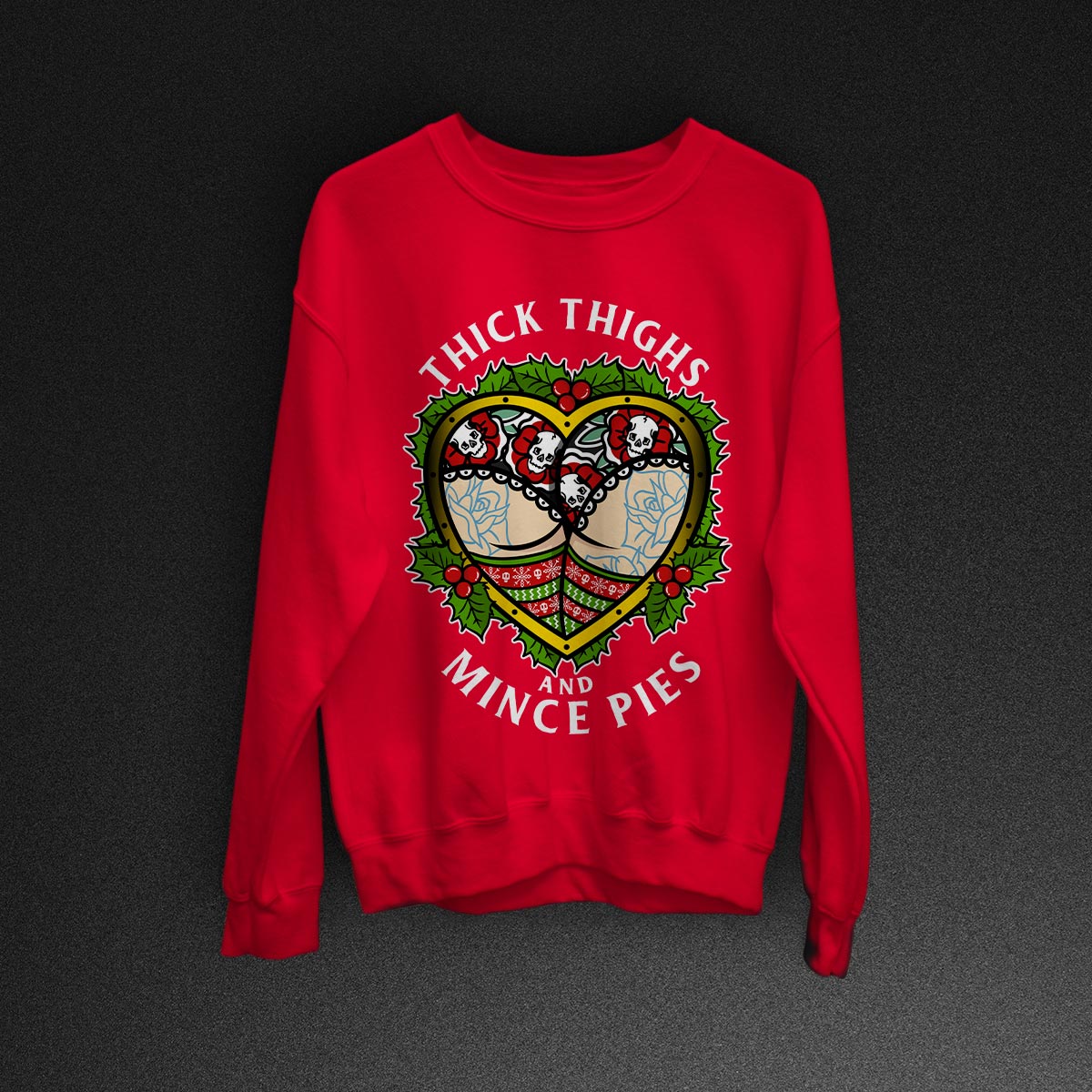 Thick Thighs Mince Pies Christmas Jumper