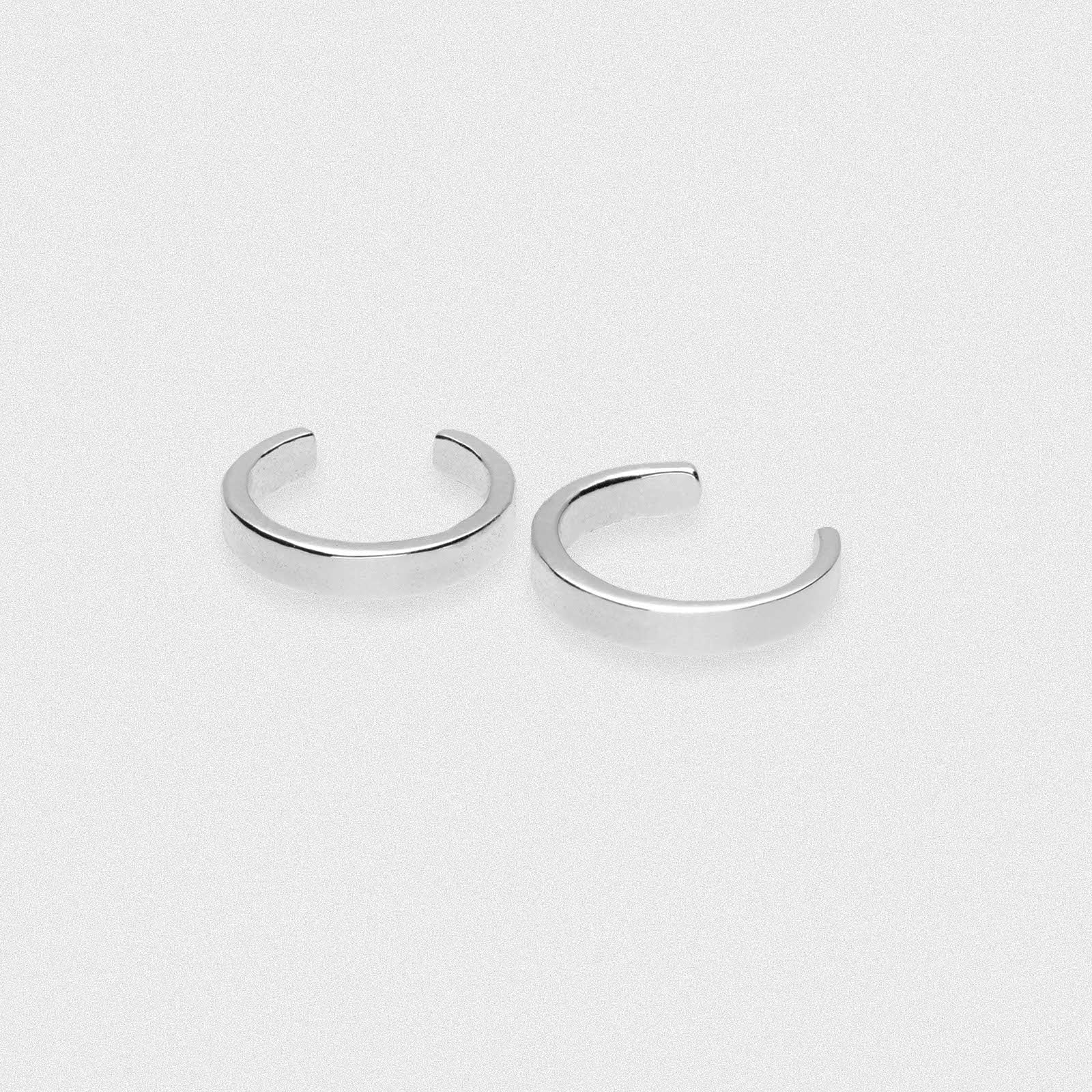 Thin Plain 925 Silver Ear Cuff