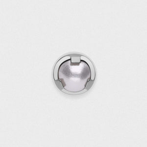 Three Prong Synth Pearl & Titanium Threadless Top