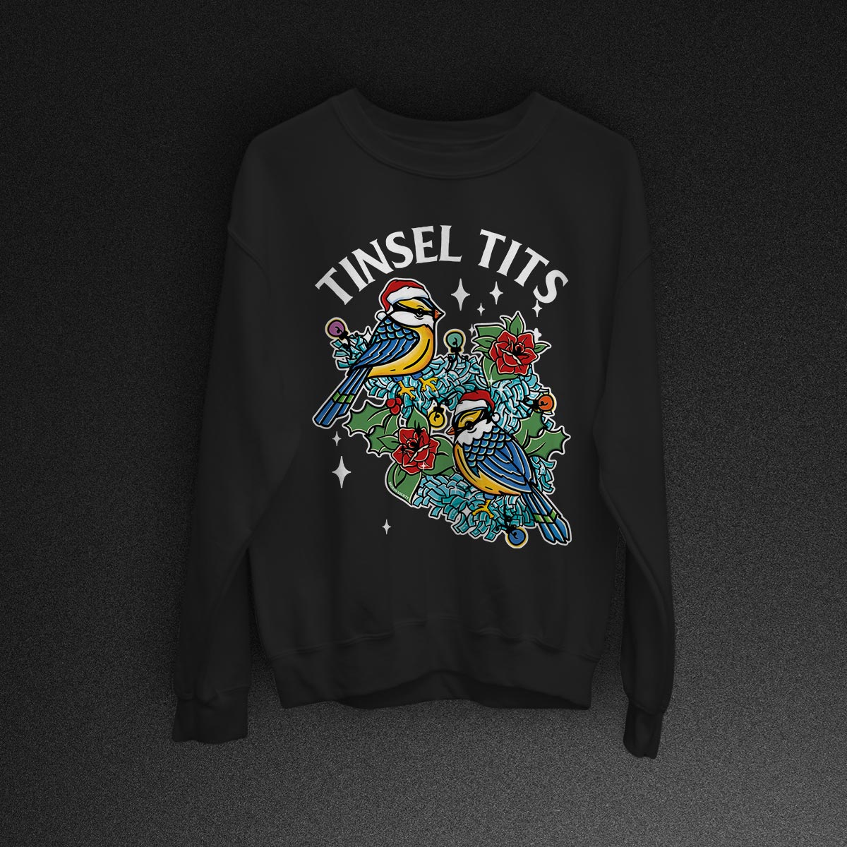 Tinsel Tits Christmas Jumper