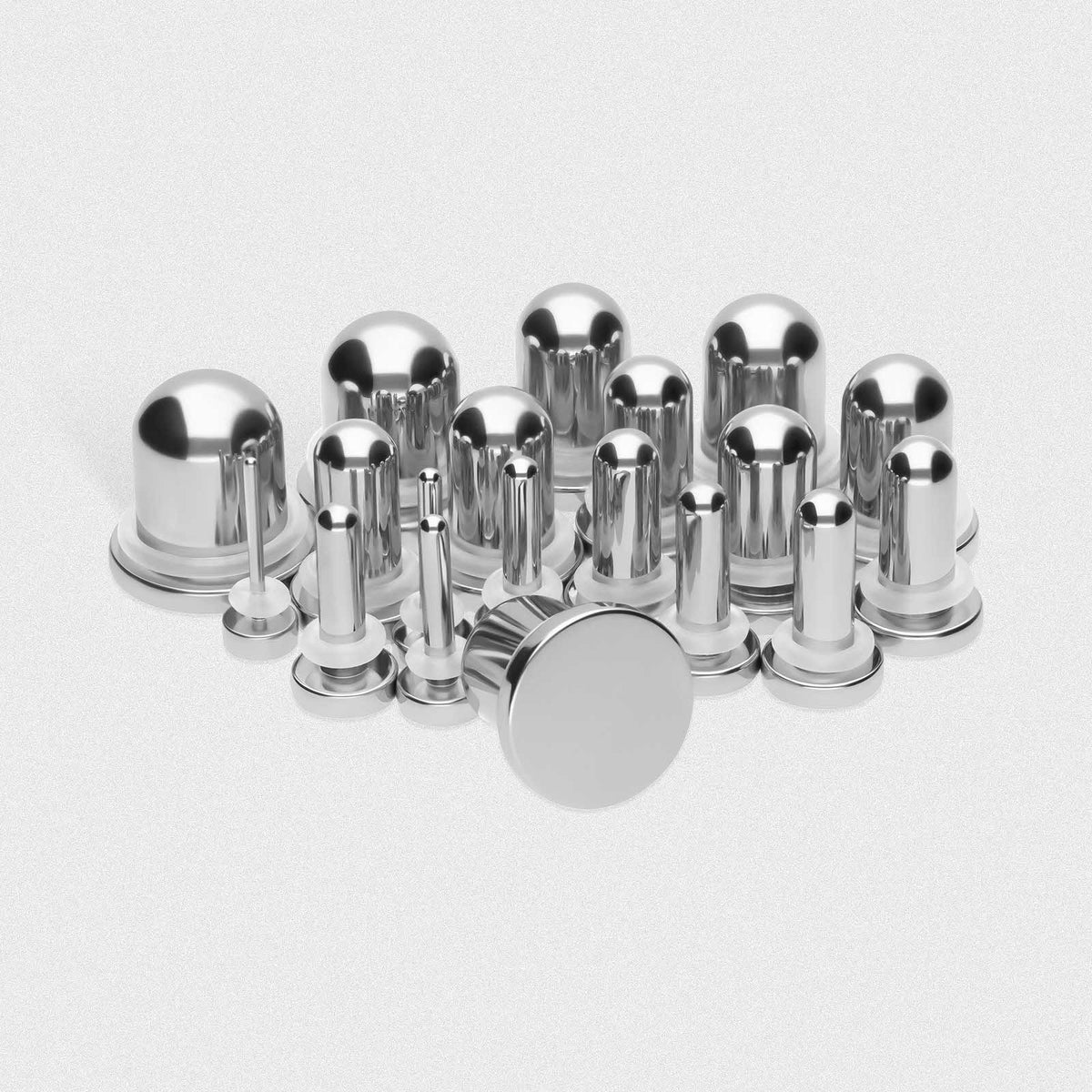 Stretch It Body Jewellery 1mm - 5mm (18g - 4g) 9pc or 18pc / Nope, just one