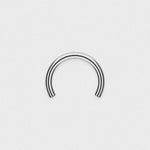 Titanium Threaded Circular Barbell