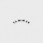 Titanium Threaded Curved Barbell