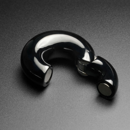 Black PVD Magnetic Circle Ear Weight
