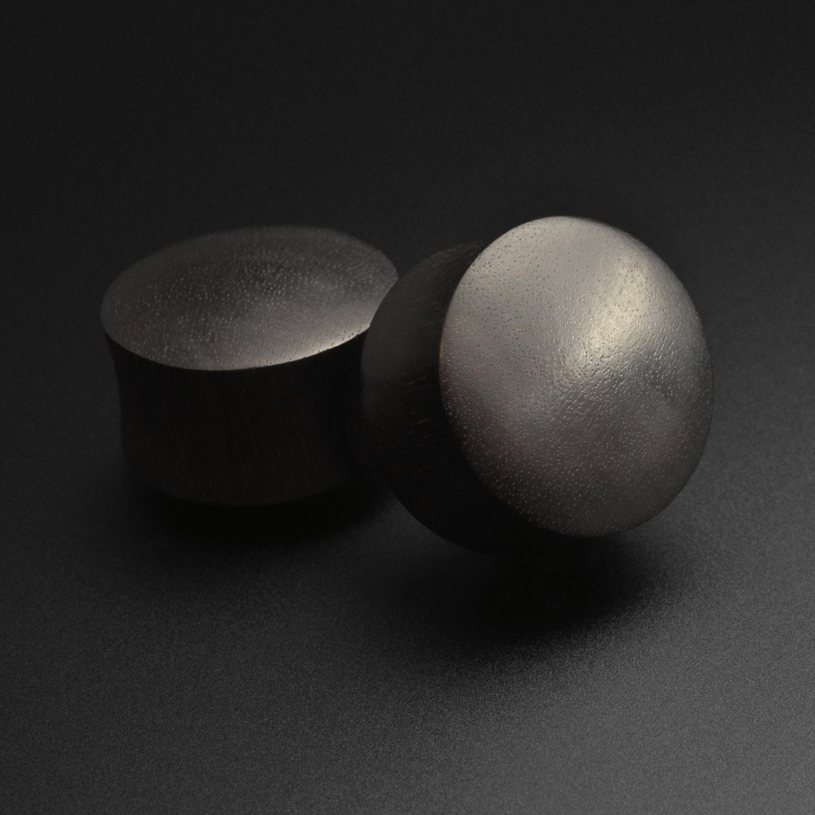 0 Gauge Earrings In Mm Pair Of Teak Wood 2-Tone Double Flared Flesh Tunnel Piercing Jewelry Stretcher Ear Plug Earring Lobe Wood Gauges - Foto 12