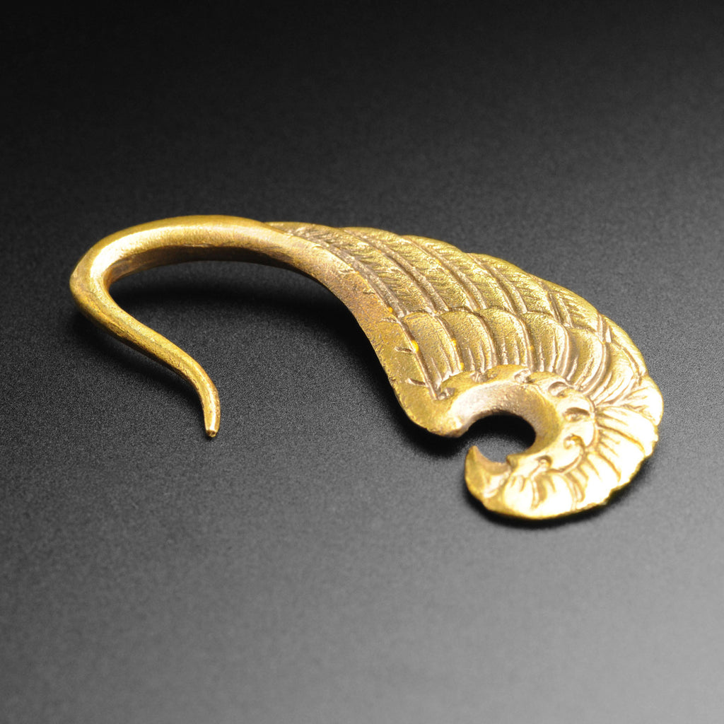 Brass Angel Wing Spiral