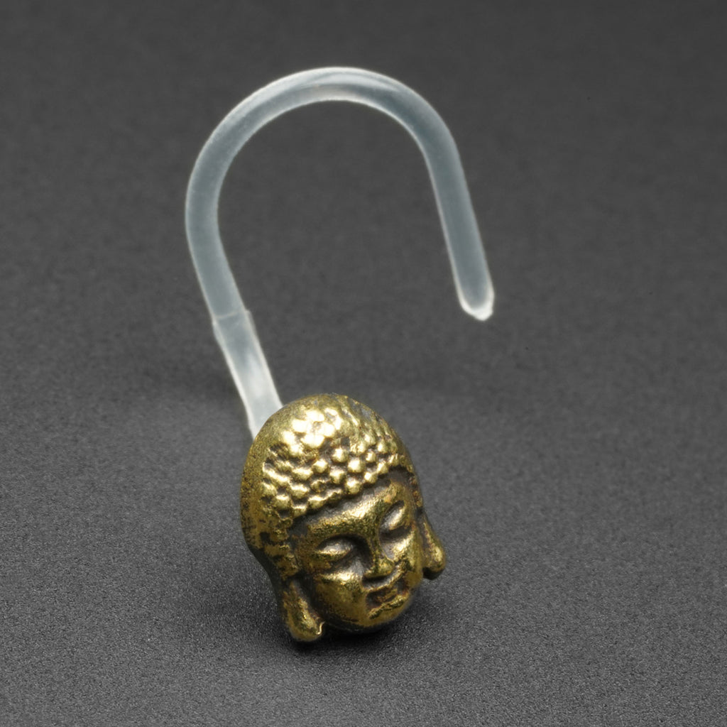 Buddha Brass & Bioplast Nose Stud (Nose Screw)