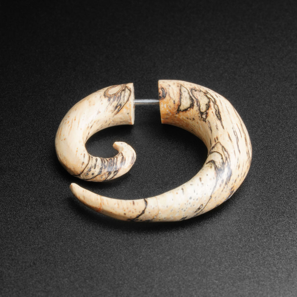 Tamarind Wood Fake Gauge Spiral