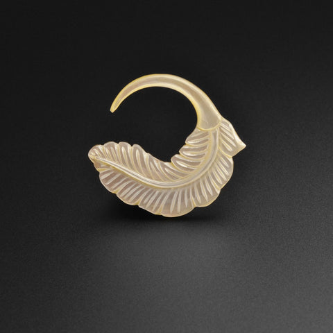 Mother Of Pearl Feather Spiral