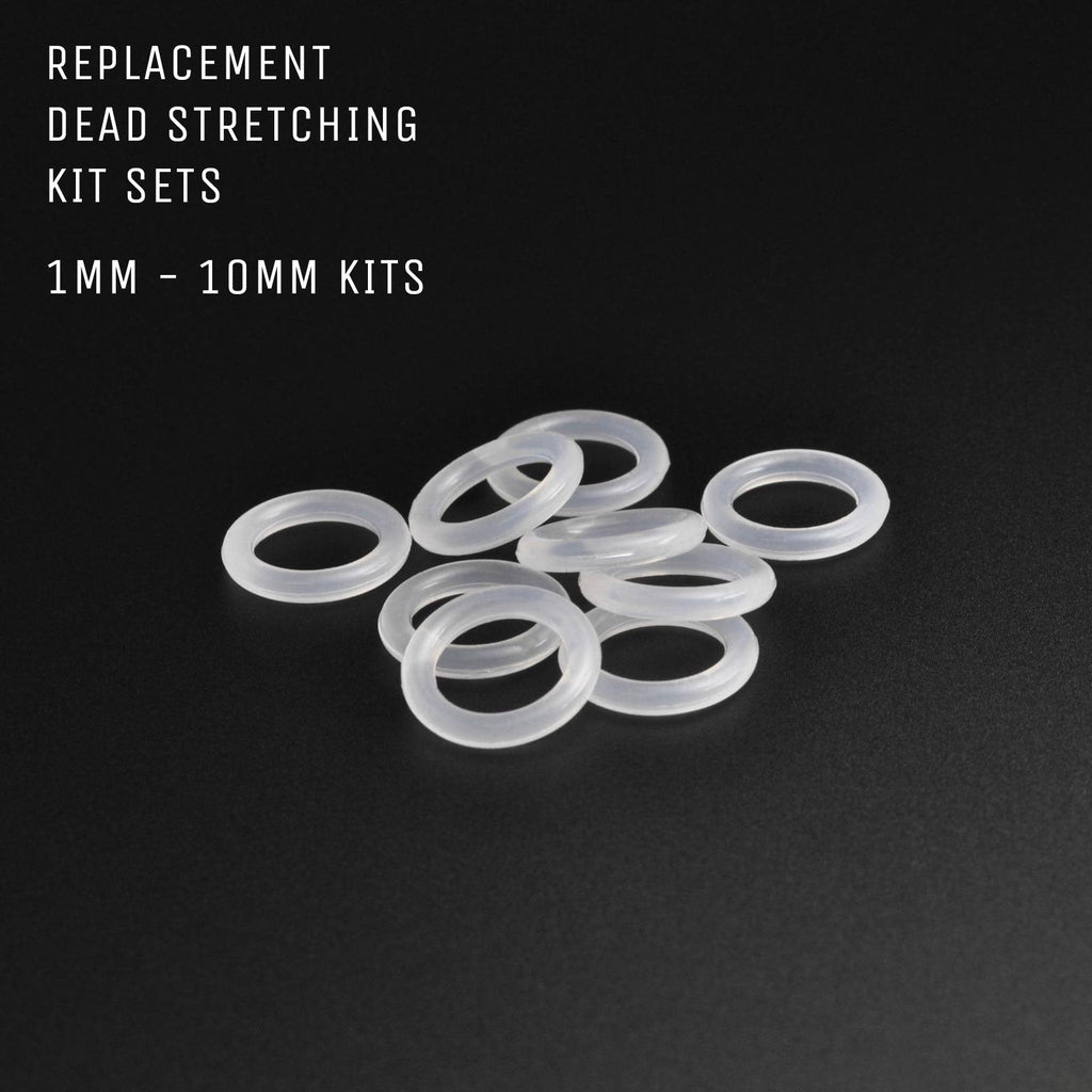 Prosthetic O Rings Clear Medical-grade Silicone O-Ring Set | Stretch It Body Jewellery