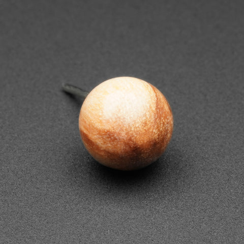 Olive Wood Ball Threadless Top