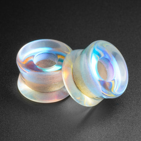 Rainbow Glass Double Flare Concave Tunnel