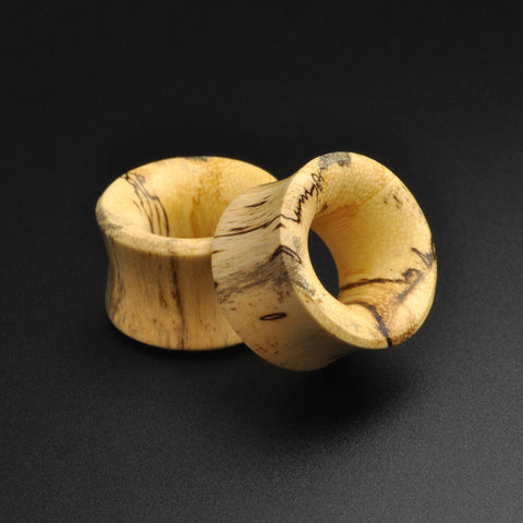 Tamarind Wood Double Flare Concave Tunnel